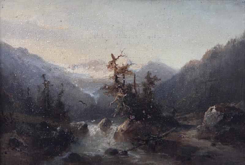 Johann Hermann Carmiencke A mountain stream